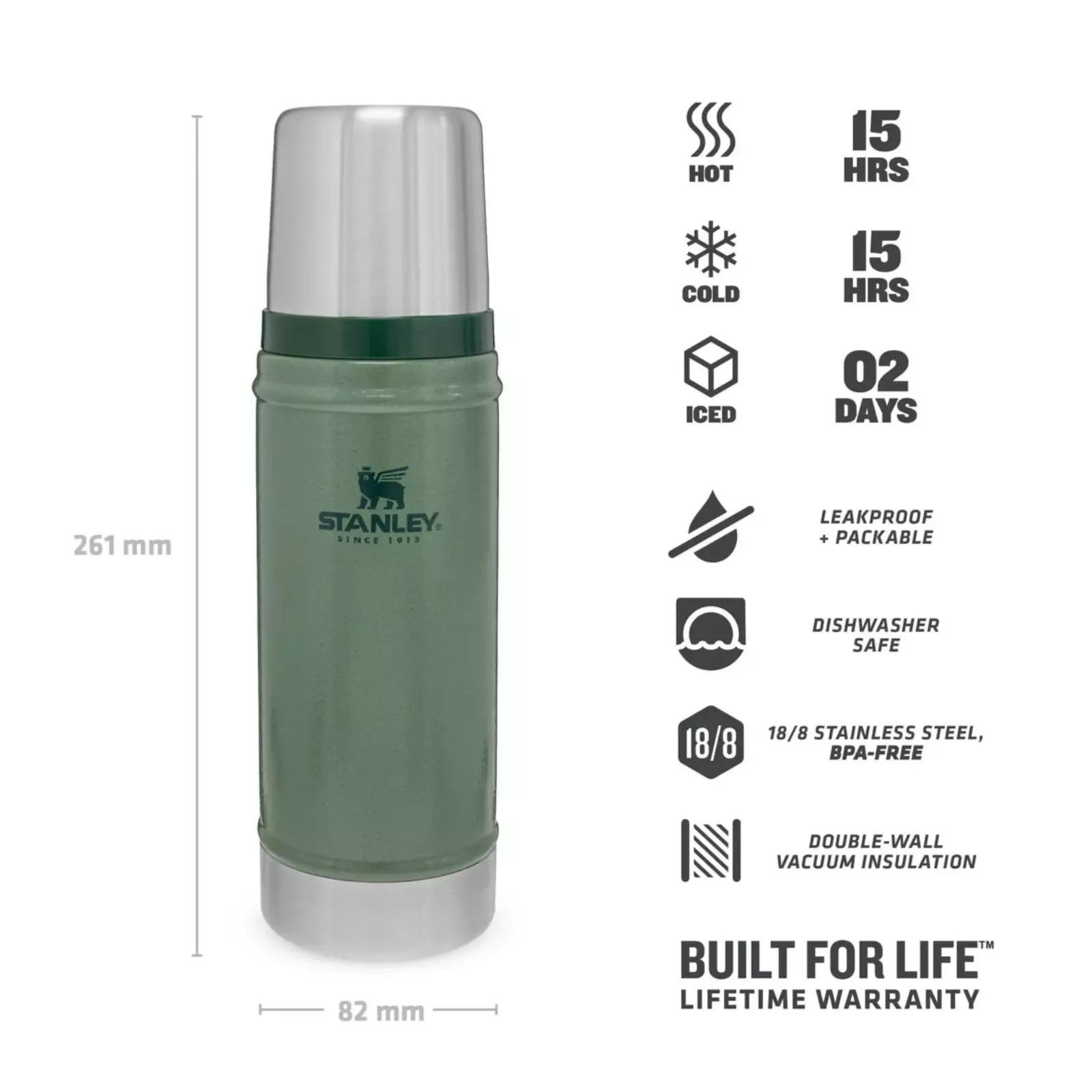 STANLEY 470ml green legendary